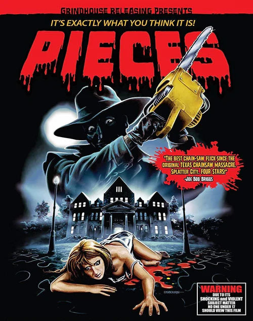 Pieces Limited Edition Grindhouse Releasing Blu-Ray/CD [NEW] [SLIPCOVER]