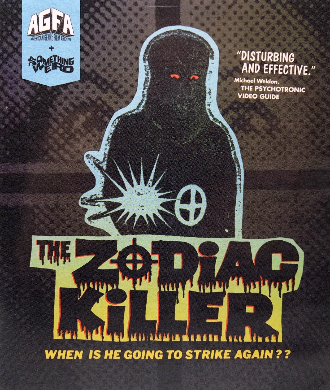 The Zodiac Killer Limited Edition AGFA Blu-Ray [NEW] [SLIPCOVER]
